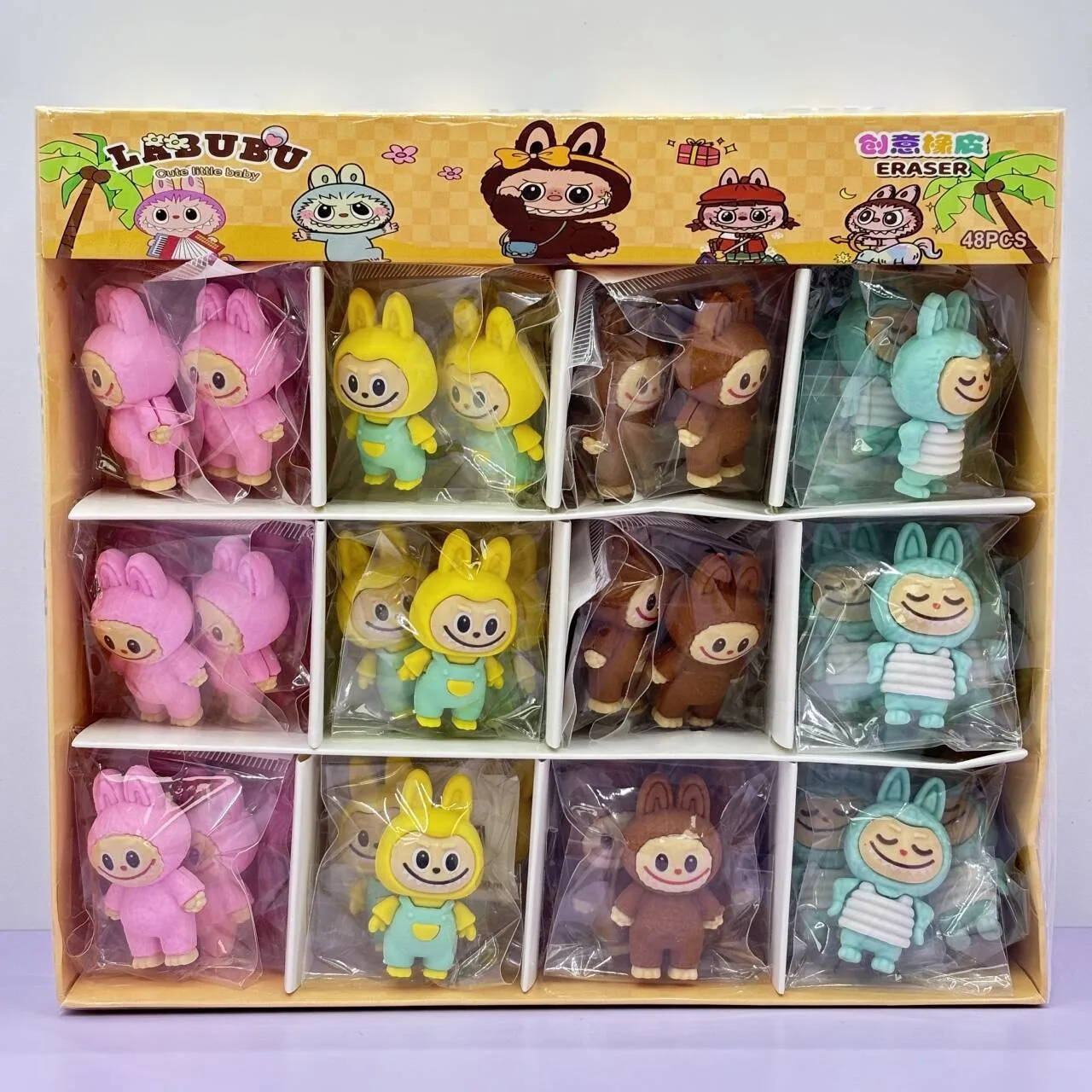 Cartoon eraser desktop elf pencil eraser student eraser, cute creative eraser classroom prizes, game rewards, party gifts