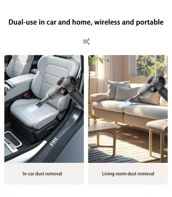 Xiaomi Small Vacuum Cleaner Portable Digital Display Suction Blowing Integrated Dual Purpose Wireless Handheld Dust Blower New - Image 15