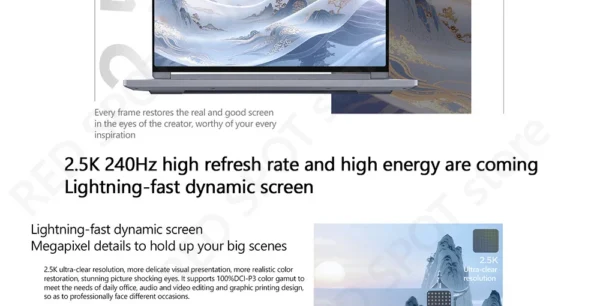 [Big sale]Lenovo Thinkbook16p 2025 U7 255HX/U9 275HX RTX5060 discrete graphics 16GB/32GB+1TB  2.5K 165Hz（Optional 240Hz） - Image 29