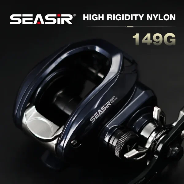 Seasir Vortex Baitcasting Fishing Reel 7.0:1 High Speed Gear Ratio 5+1BB Max Drag 8kg Fresh Saltwater Fishing Coil - Image 3