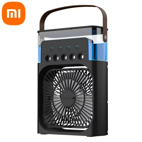 Xiaomi MIJIA 3-in-1 Portable Air Conditioners Fan With LED Night Light Household Mini Air Cooler For Office Home Adjustable Fan - Image 8