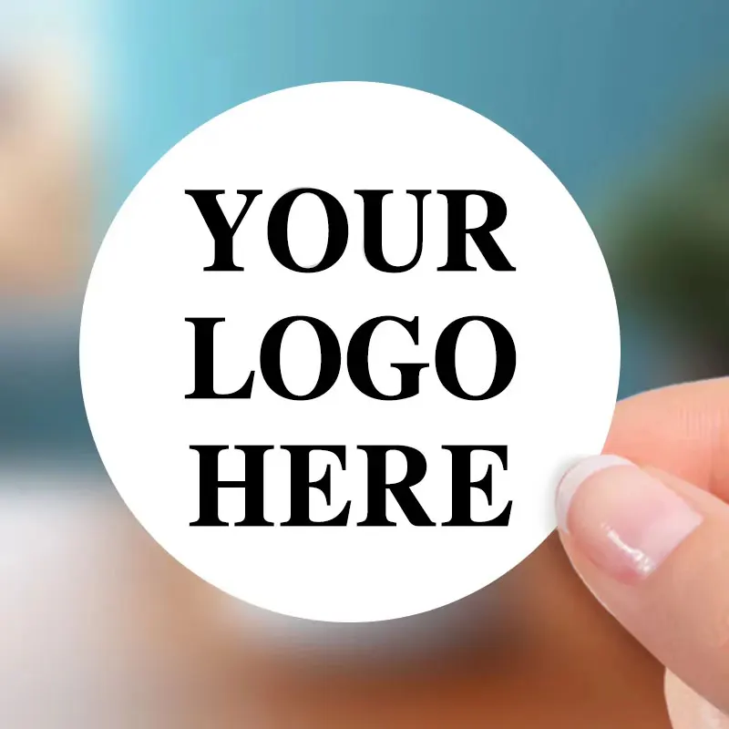 500PCS Custom Round Stickers - Personalized for Wedding, Birthday - Eco Friendly, Waterproof Sticker Sheets with Gift Box