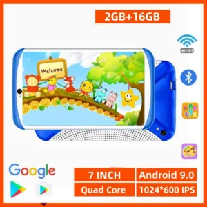 Hot 7'' Tablets for Chidren Android 9 WIFI 2G RAM 16GB ROM 1024 x 600 IPS RK3126 Quad Core Educational Tablet for Kids Gift