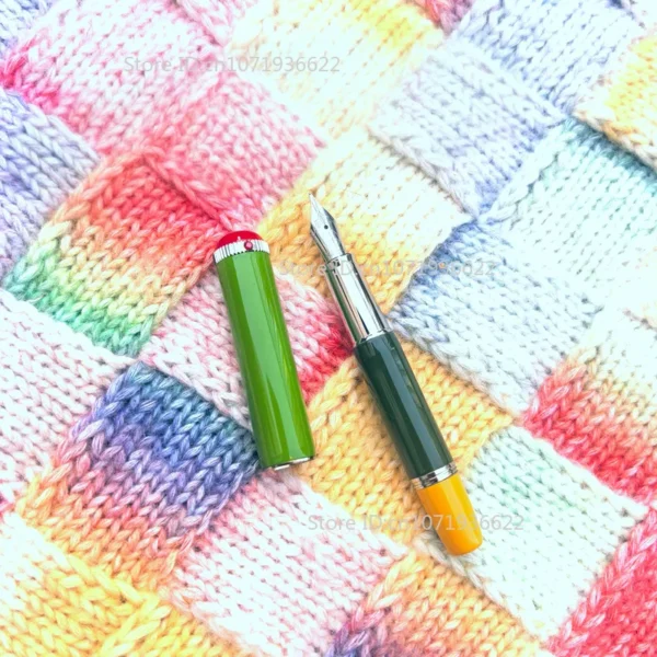 Limited Green Hoohill Pico Exquisite Beautiful Mini Cute Short Metal Fountain Pen EF/F/M Nib Writing  Business Stationery Gift - Image 9