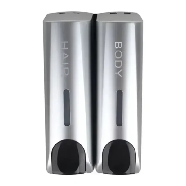 1/2/3 Wall Mounted Soap Dispenser 350ml, Shampoo and Shower Gel Dispenser, No Punching Hotel Home Manual Press Soap Dispenser - Image 12