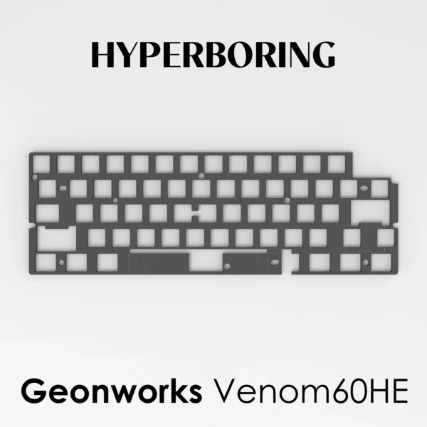 Geonworks Venom 60HE Keyboard Plate FR4 Aluminum PC Sound Foam Pack - Image 3