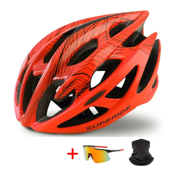 SUPERIDE Men Women MTB Bicycle Helmet Integrally-molded Riding Cycling Helmet Sports Ultralight Road Bike Mountain Bike Helmet - Image 4