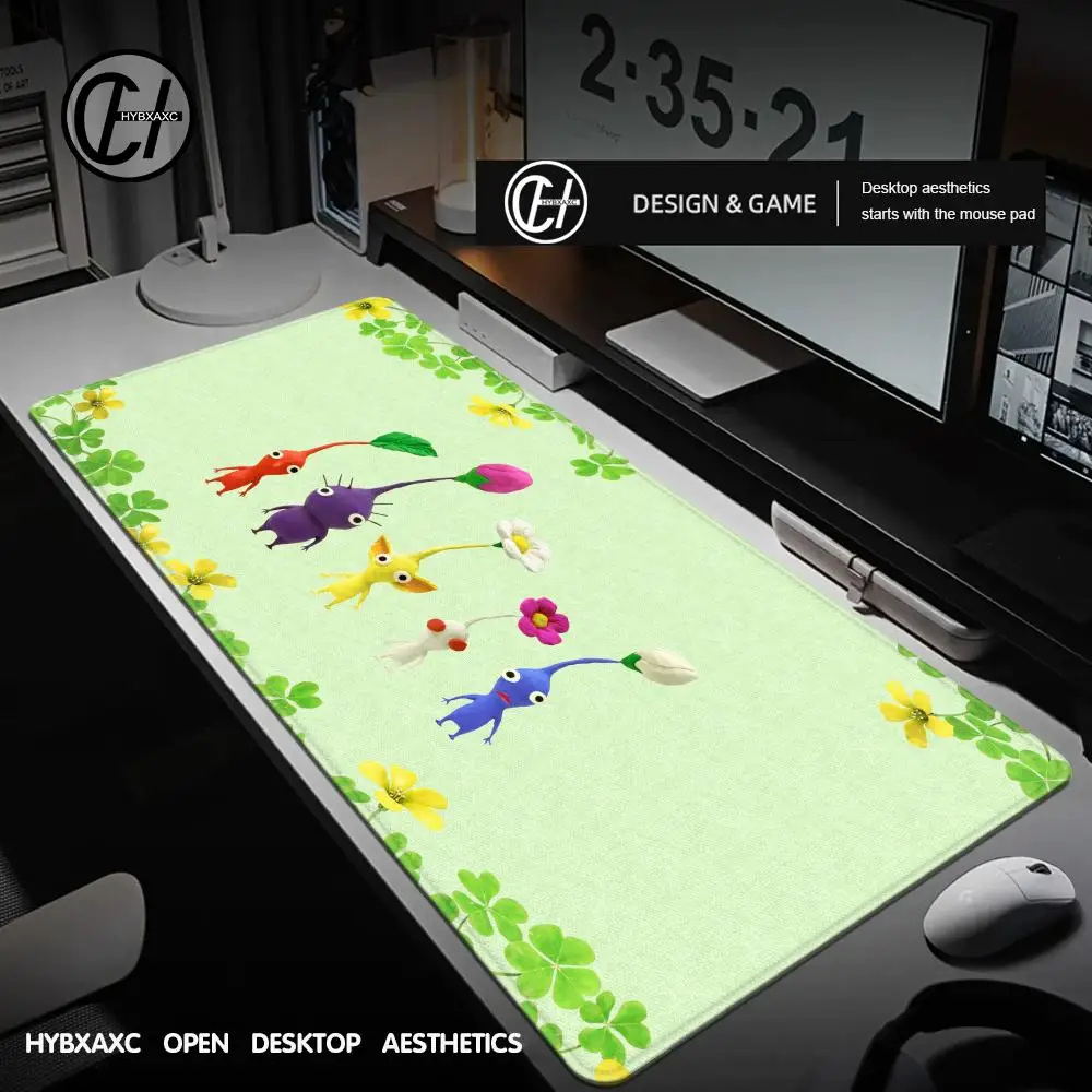 Pikmin Game In Stocked Laptop Gaming Mice Mousepad Size for large Edge Locking Game Keyboard HYBXAXC Mouse Pad - Image 17
