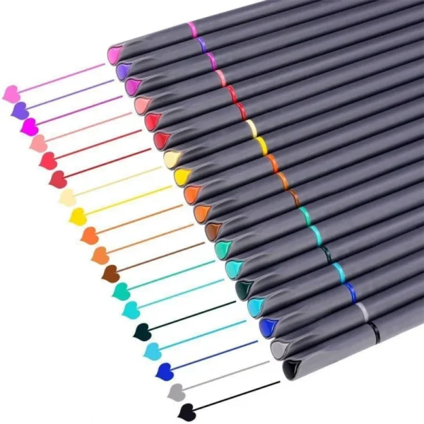 12-100pcs Colorful Line Drawing Pen Set Micro Tip Fineliner Pen Drawing Painting Sketch Fine Art Marker Office School Stationery - Image 3