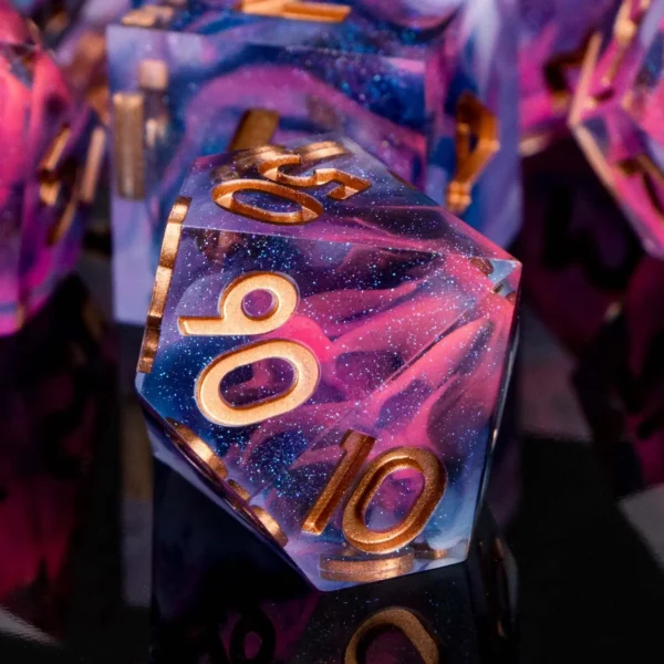 D20 DND Resin Dice Set D&D D6 Sharp Edges Dice Dungeon and Dragon Role Playing Game RPG Polyhedral Dice D20 D12 D10 D8 D6 D4 - Image 74