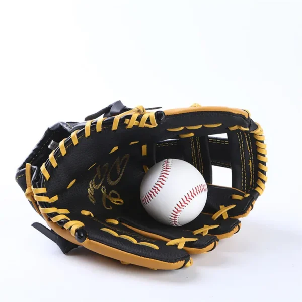 Professional Baseball Gloves 11.5/12.5inch Youths Adults Genuine Leather Baseball Mitt Gear Softball Training Catcher Gloves - Image 9
