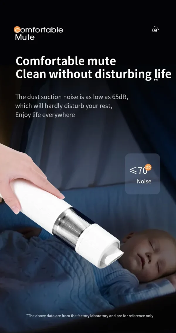 Xiaomi Youpin Vacuum Cleaner Mini Wireless Dust Removal Mite Vacuum Handheld Portable Cleaning Great Suction Home Appliances New - Image 23