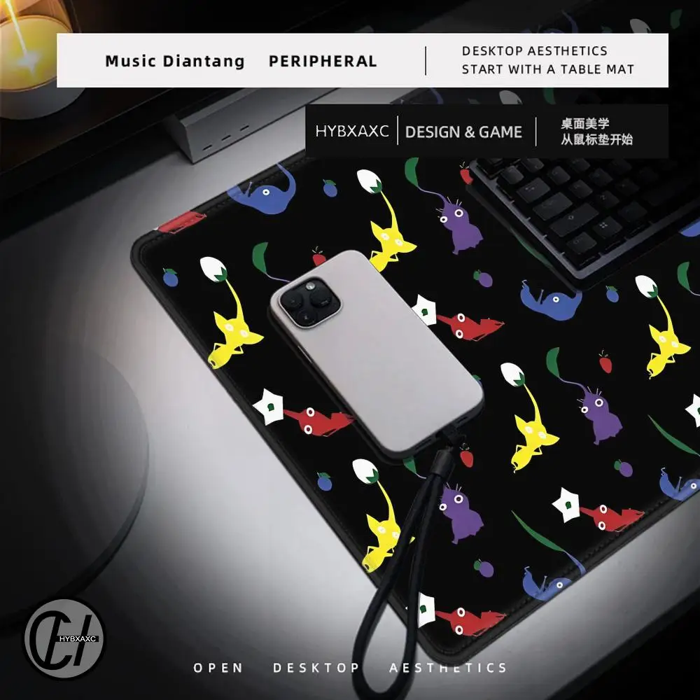 Pikmin Game In Stocked Laptop Gaming Mice Mousepad Size for large Edge Locking Game Keyboard HYBXAXC Mouse Pad - Image 15