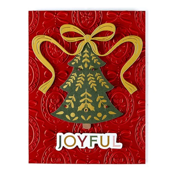 Clauses Country Christmas Banner Tree Bear Metal Cutting Dies Hot Foil Decorating Scrapbook Paper Card Album DIY 2026 Calendar - Image 2
