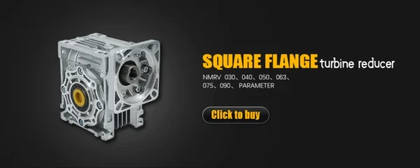NMRV030 SquareFlange Worm Reducer  60*60 Input 8mm Output 14mm Ratio 5 7.5 15 20 25 30 50 60 80 Suit For Nema 23 Stepper Motor - Image 6
