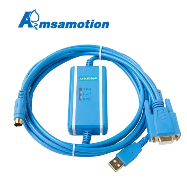 PLC Programming Cable USB-1761-1747-CP3 For AB SLC 5/03 5/04 5/05 MicroLogix1000/1200/1500 Series
