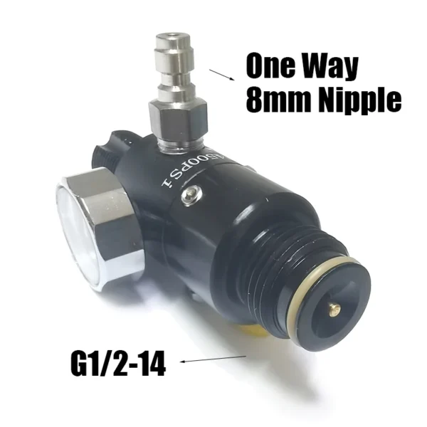 Cylinder M18*1.5 Regulator Compressed Air 4500psi Tank Bottle Output Pressure 800psi to 3000psi HPA Accessories - Image 3