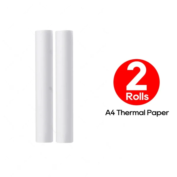 Fast Printing A4 Thermal Paper Quick-Dry Clear Smudge-Proof Rolls for Portable Printers, Office/Logistics/Home Label Supplies - Image 7