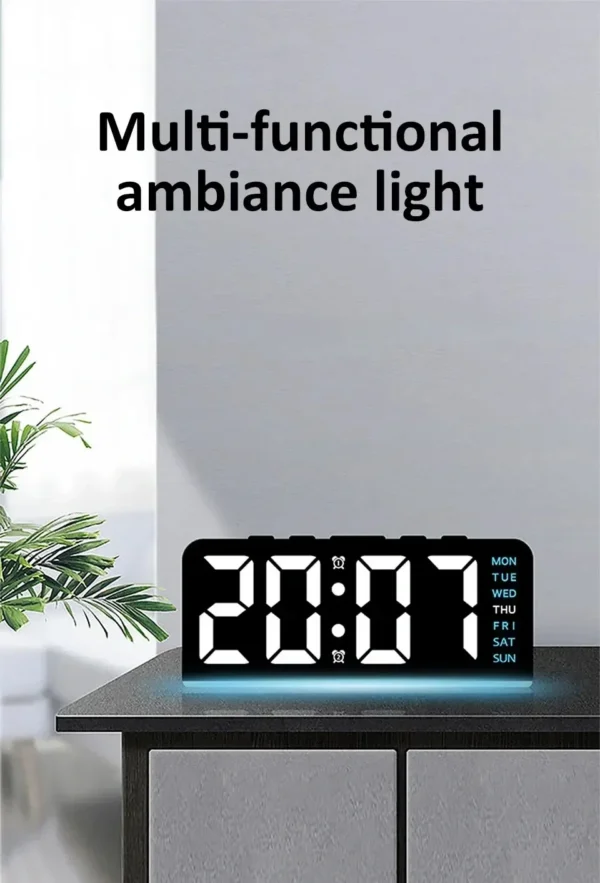 Desk Digital  Bedside Table Alarm Clock Room Bedroom Decoration Timepiece Home Decor Items Interior Accessories Electronic Clock - Image 31