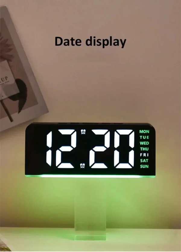 Desk Digital  Bedside Table Alarm Clock Room Bedroom Decoration Timepiece Home Decor Items Interior Accessories Electronic Clock - Image 35