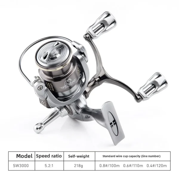 Small golf road spinning Stella double rocker fishing reel long-distance casting micro-fish reel SW - Image 14