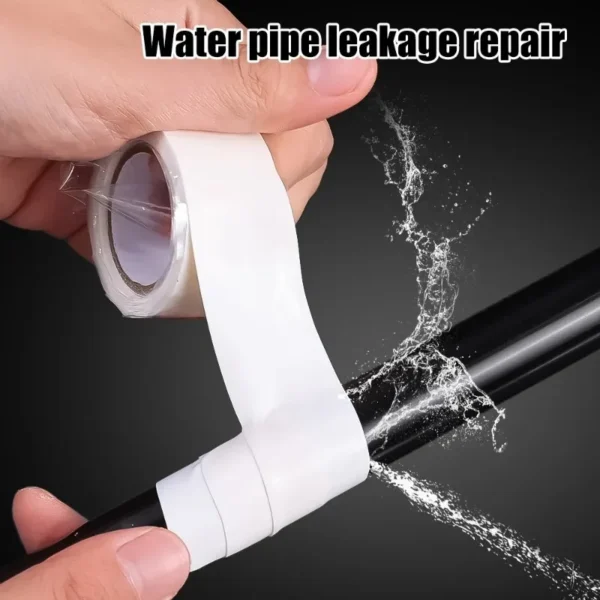1/5Rolls Pipe Repair Tapes Strong Waterproof Stop Leak Sealed Nsulating Tapes Silicone Self Adhesive Plumbing Electrical Tapes - Image 12