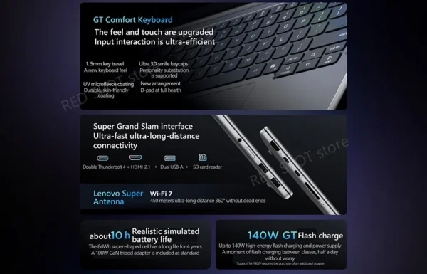 [New]Lenovo laptop Xiaoxin pro14 GT 2025 U5 225HU9 285H 32G+1TB SSD 14inch 2.8K 120Hz - Image 15