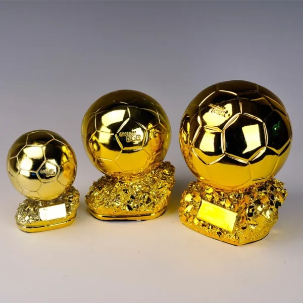 Golden Ball Football Cup Office Decoration with Electroplated Technology Football Cup Resin Gift and Birthday Gift Artefact - Image 11