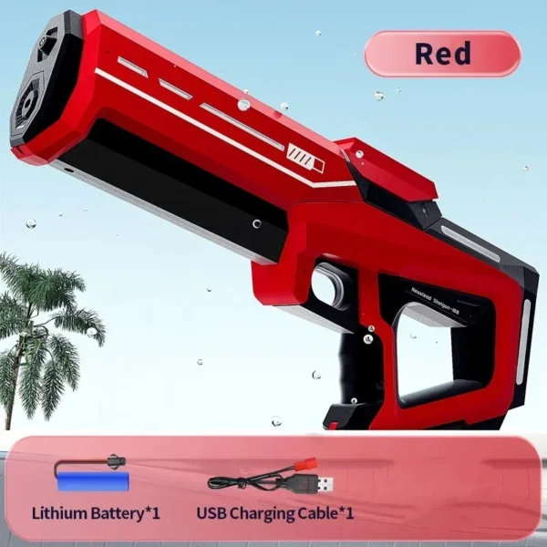 The bestselling children's toy electric water gun can spray water continuously, automatically suck up water and has a long range - Image 17