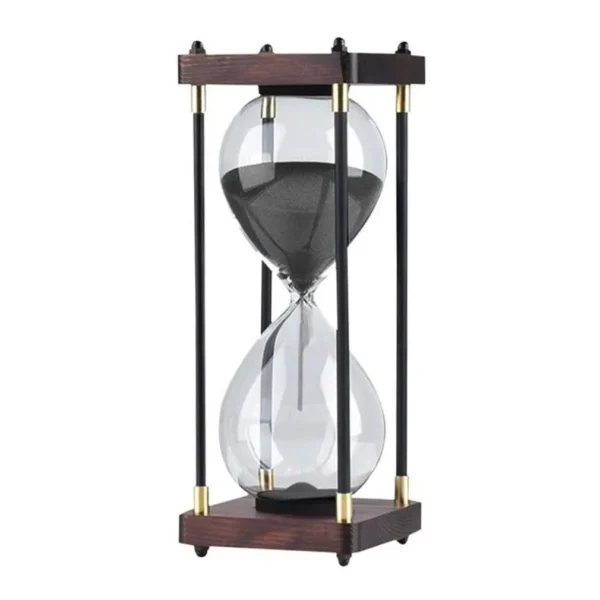 30/60 Minute Vintage Metal Hourglass Timer Kitchen Home Office Creative Desktop Ornaments Time Management Tools Holiday Gifts - Image 25