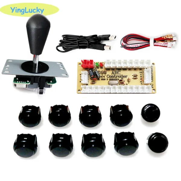 2 Player Arcade Zero Delay Kit USB Encoder for PC Raspberry Pi SANWA Push Button Joystick USB Arcade Cabinet Mando - Image 21