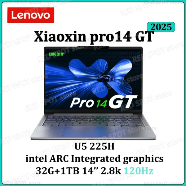 [New]Lenovo laptop Xiaoxin pro14 GT 2025 U5 225HU9 285H 32G+1TB SSD 14inch 2.8K 120Hz - Image 8