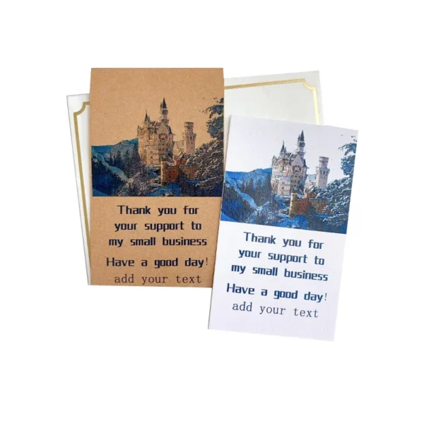 100Pcs Design Custom logo business card paper printing Personalized Wedding invitations Birthday Greeting card Scrapbook - Image 47