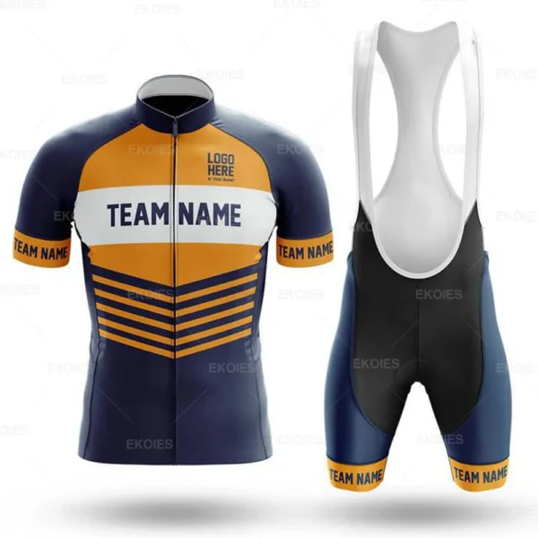 2022 Customize Summer Unisex Cycling Jersey Set Breathable Mountain Bike Rally Team Uniform Racing Bike Jersey Cycling Clothing - Image 15